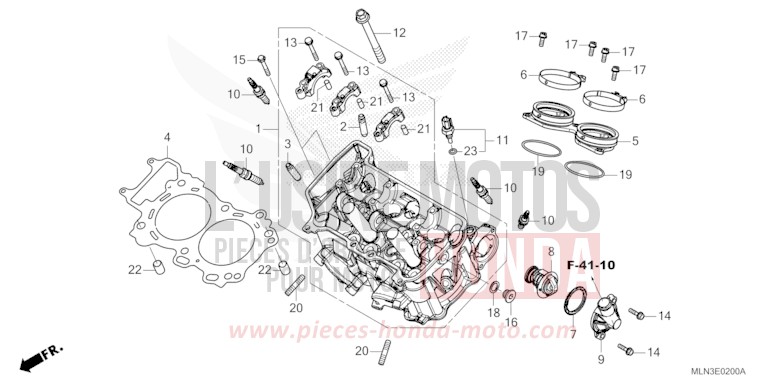 CULASSE de Africa Twin GRAND PRIX RED (R380B) 2024